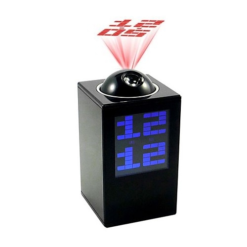 standing projection clock